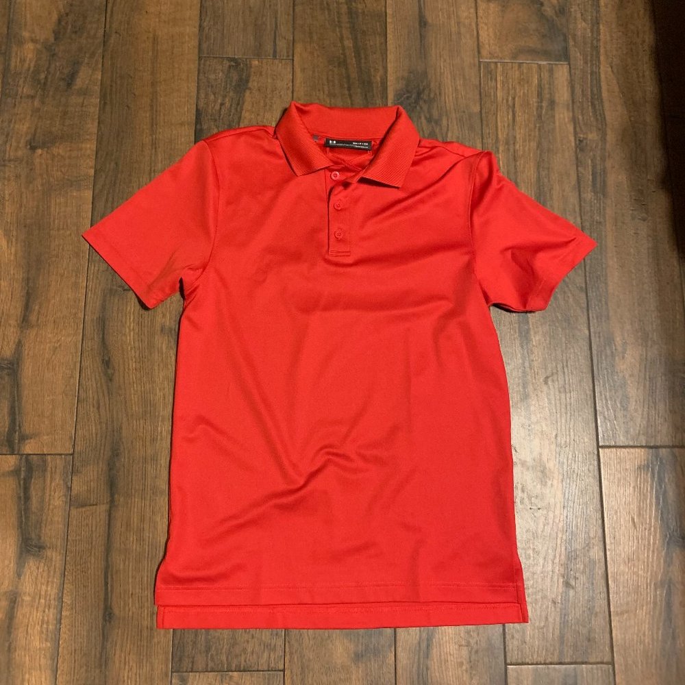 Under Armour men's polo shirt tactical red S Heatgear